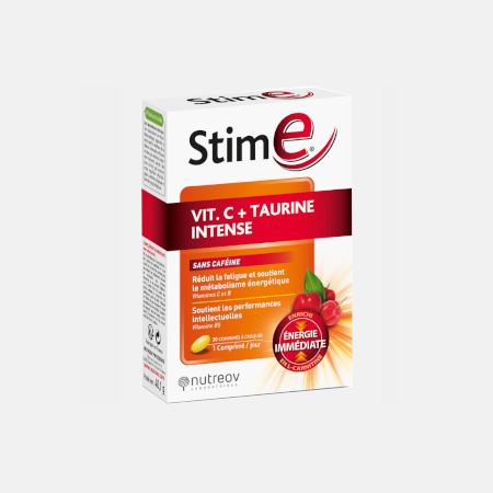 Stim E Vit C + Taurina Intensivo – 30 comprimidos – Nutreov