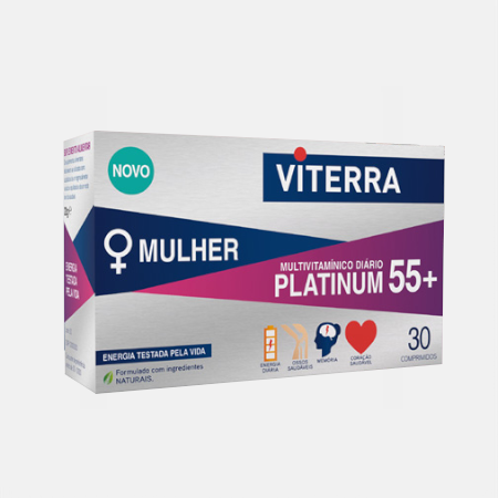 Viterra Platinum 55+ Mulher – 30 Comprimidos – Perrigo