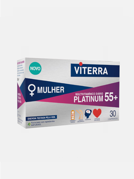Viterra Platinum 55+ Mulher - 30 Comprimidos - Perrigo