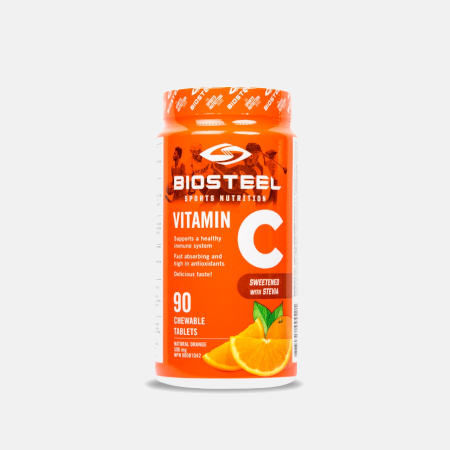 Vitamina C 500mg – 90 comprimidos mastigáveis – BioSteel