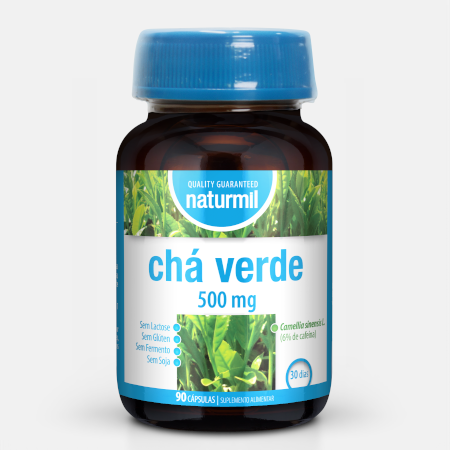 Chá Verde 500 mg – 90 cápsulas – Naturmil