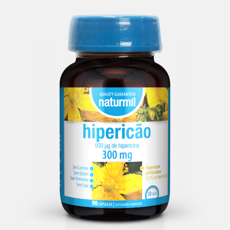 Hipericão 300 mg – 90 cápsulas – Naturmil