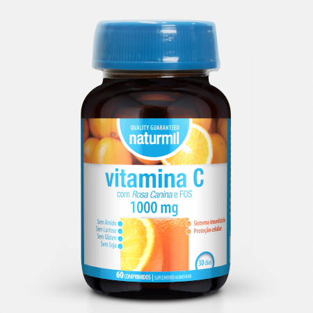 Vitamina C 1000 mg – 60 comprimidos – Naturmil