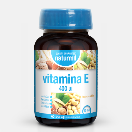 Vitamina E 400 UI – 60 cápsulas – Naturmil