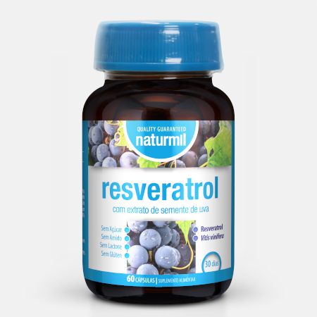 Resveratrol – 60 cápsulas – Naturmil