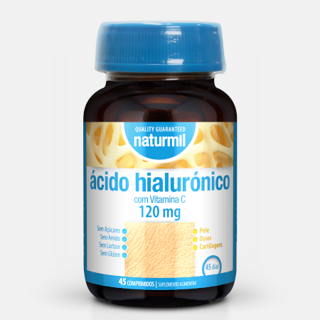 Ácido Hialuronico 120mg – 45 comprimidos – Naturmil