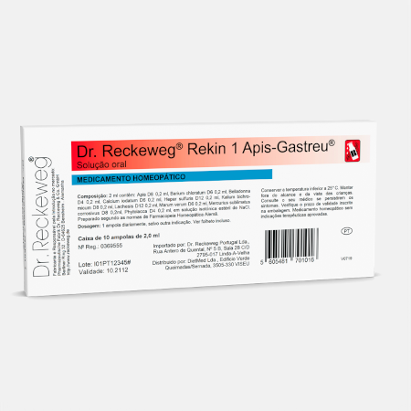 Rekin 1 – 10 ampolas – Dr. Reckeweg