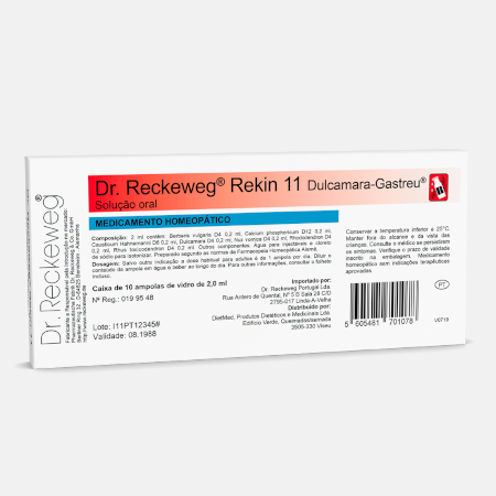 Rekin 11 – 10 ampolas – Dr. Reckeweg