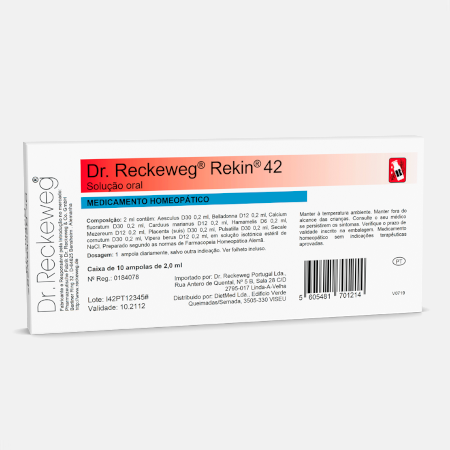 Rekin 42 – 10 ampolas – Dr. Reckeweg