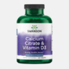 Calcium Citrate & Vitamin D3 - 250 comprimidos - Swanson