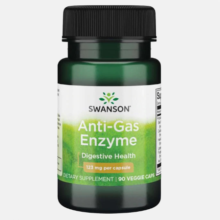 Anti-Gas Enzyme – 90 cápsulas – Swanson