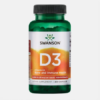 Vitamin D3 1000 IU - 250 cápsulas - Swanson