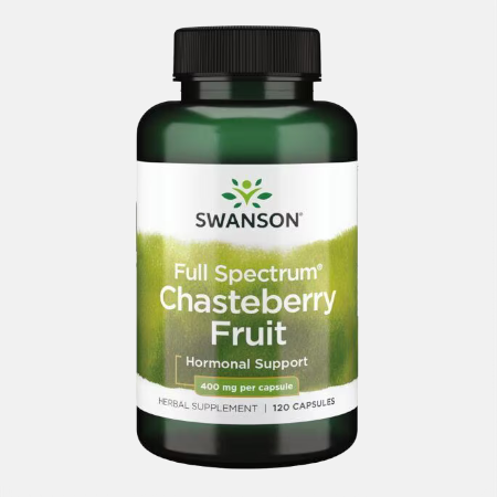 Full Spectrum Chasteberry Fruit – 120 cápsulas – Swanson