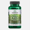 Turmeric & Black Pepper - 60 cápsulas - Swanson