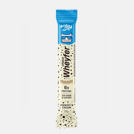 Barrinha Chocowafer Cookies n Cream – 25g – +Mu