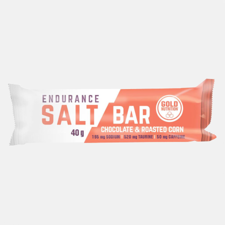 Endurance Salt Bar Chocolate Milho Torrado – 40g – Gold Nutrition