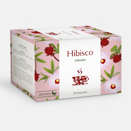 Infusão HIBISCO – 20 saquetas – DietMed