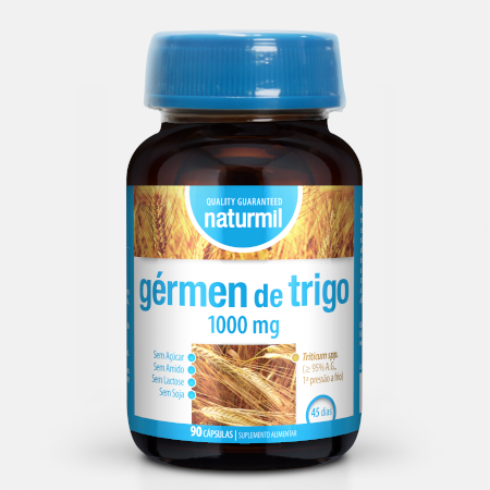 Gérmen de Trigo 1000 mg – 90 cápsulas – Naturmil