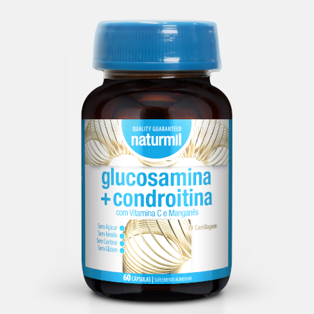 Glucosamina + Condroitina – 60 cápsulas – Naturmil