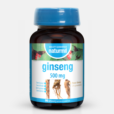 Ginseng 500 mg – 90 cápsulas – Naturmil