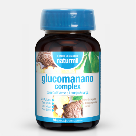Glucomanano Complex – 60 cápsulas – Naturmil