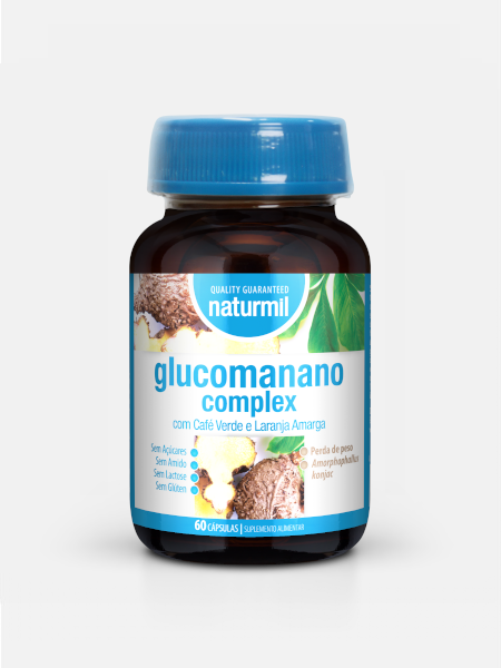 Glucomanano Complex - 60 cápsulas - Naturmil