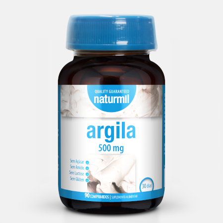 Argila 500 mg – 90 comprimidos – Naturmil