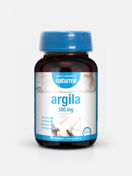 Argila 500 mg - 90 comprimidos - Naturmil