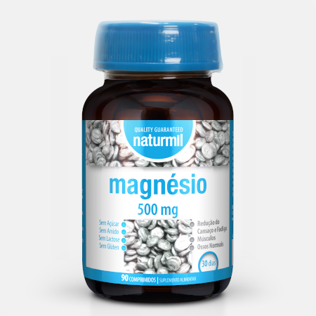 Magnésio 500 mg – 90 comprimidos – Naturmil