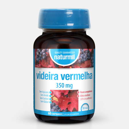 Videira Vermelha 350 mg – 60 comprimidos – Naturmil