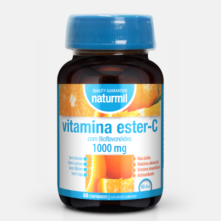 Vitamina Ester-C – 60 comprimidos – Naturmil