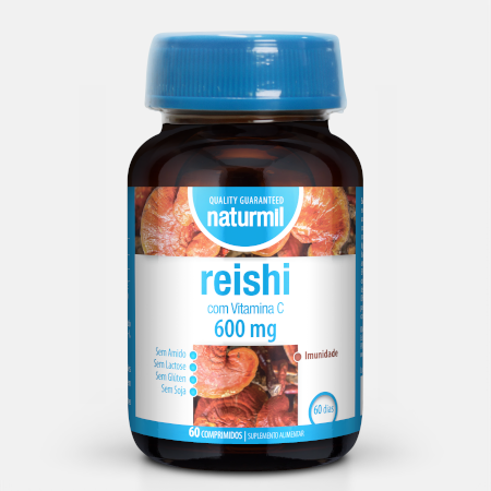 Reishi 600 mg – 60 comprimidos – Naturmil