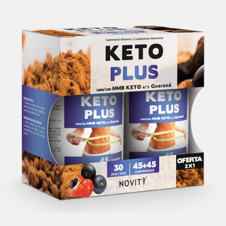 Keto Plus – 45 + 45 comprimidos – Novity