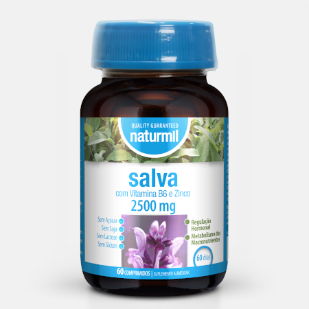 Salva 2500 mg – 60 comprimidos – Naturmil