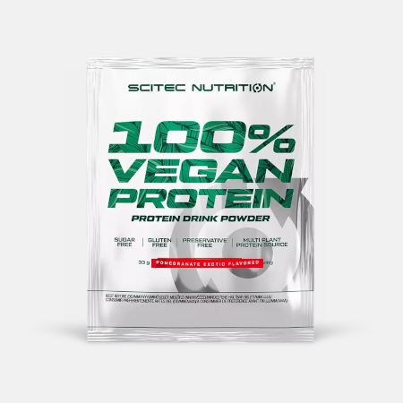100% Vegan Protein Pomegranate Exotic – 33g – Scitec Nutrition
