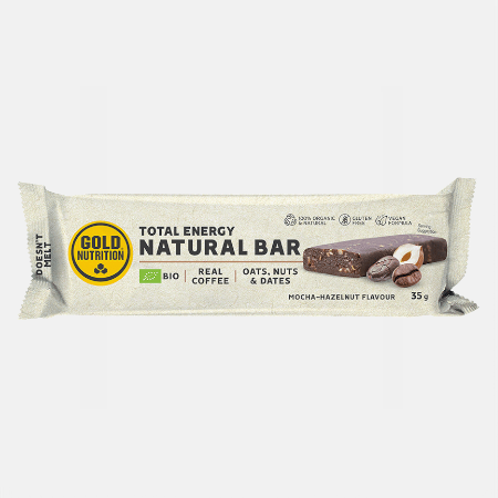 Total Energy Natural Bar Mocha Hazelnut – 35g – Gold Nutrition