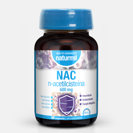 NAC 600 mg – 60 comprimidos – Naturmil