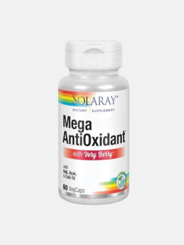 Mega AntiOxidant with Very Berry - 60 cápsulas - Solaray