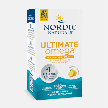 Ultimate Omega in Fish Gelatin – 60 cápsulas – Nordic Naturals
