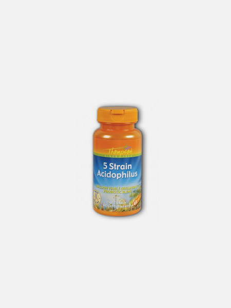 5 Strain Acidophilus - 60 cápsulas - Thompson