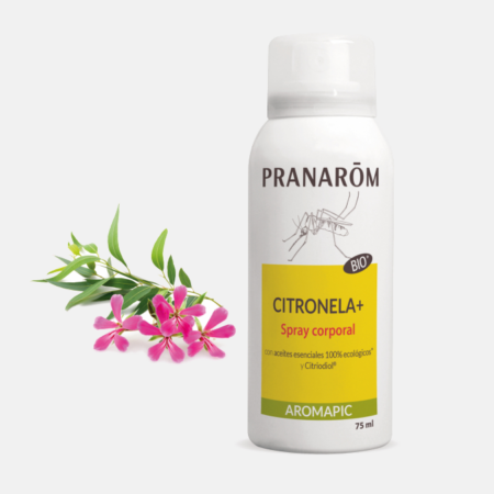 AROMAPIC Spray corporal Citronela + – 75ml – Pranarom
