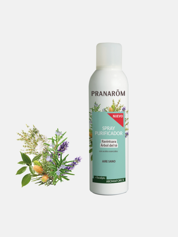 AROMAFORCE Spray Purificador Ravintsara Árvore do Chá BIO - 150ml - Pranarom