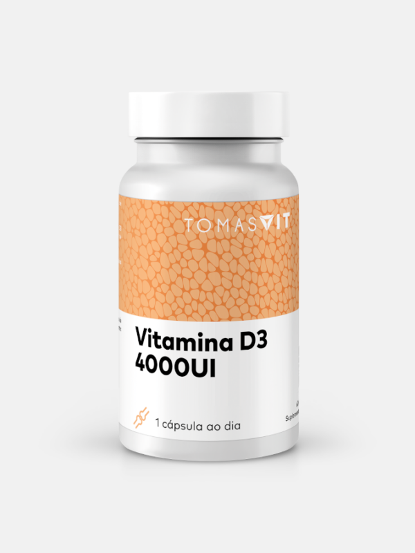Vitamina D3 4000 UI - 60 cápsulas - TomasVit