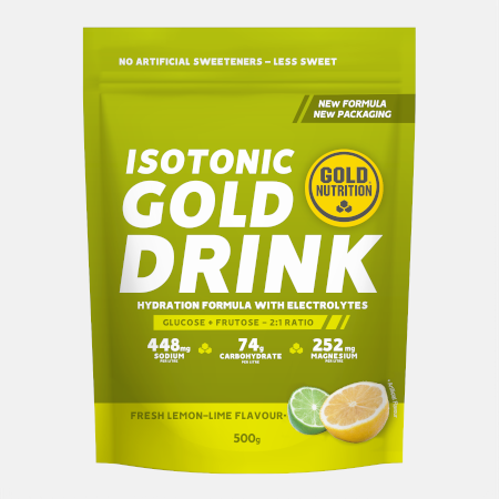 Isotonic Gold Drink Limão – 500 g – Gold Nutrition