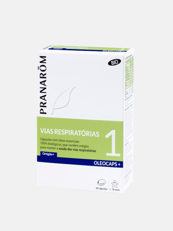 Vias respiratórias 1 BIO - 30 cápsulas - Pranarom