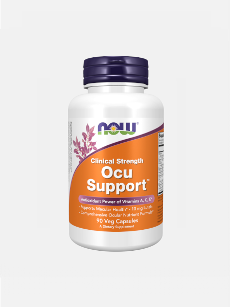 Ocu Support Clinical Strength - 90 cápsulas - Now