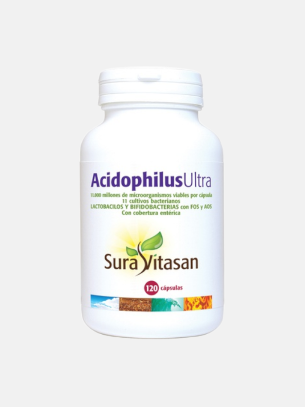 Acidophilus Ultra - 120 cápsulas - Sura Vitasan