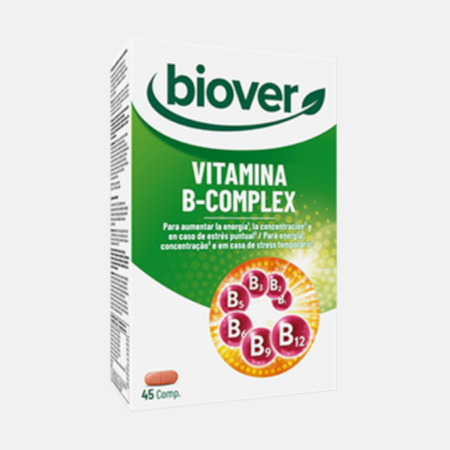 Vitamina B-Complex – 45 comprimidos – Biover