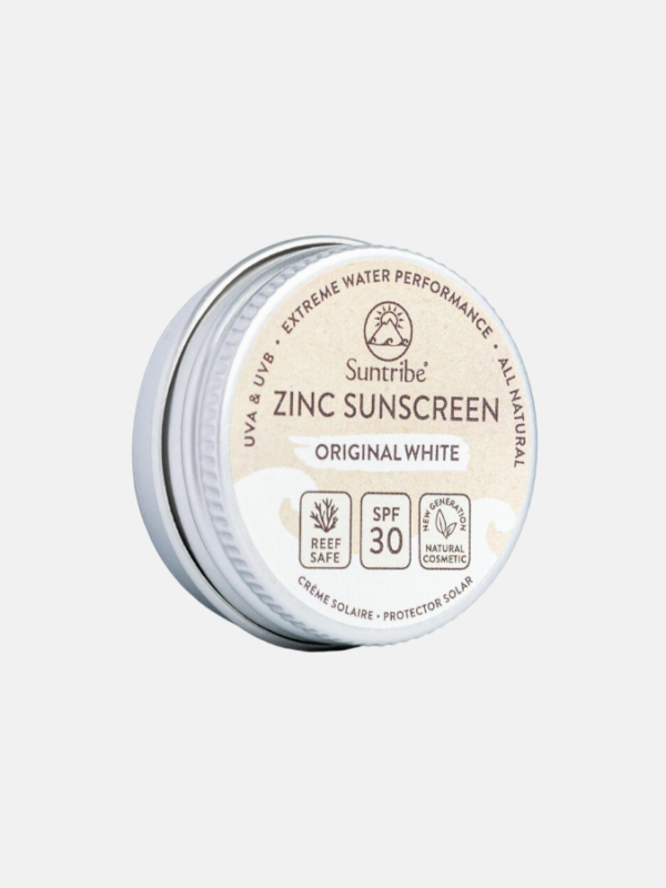 Zinc Sunscreen Face & Sport Original White SPF 30 - 15g - Suntribe