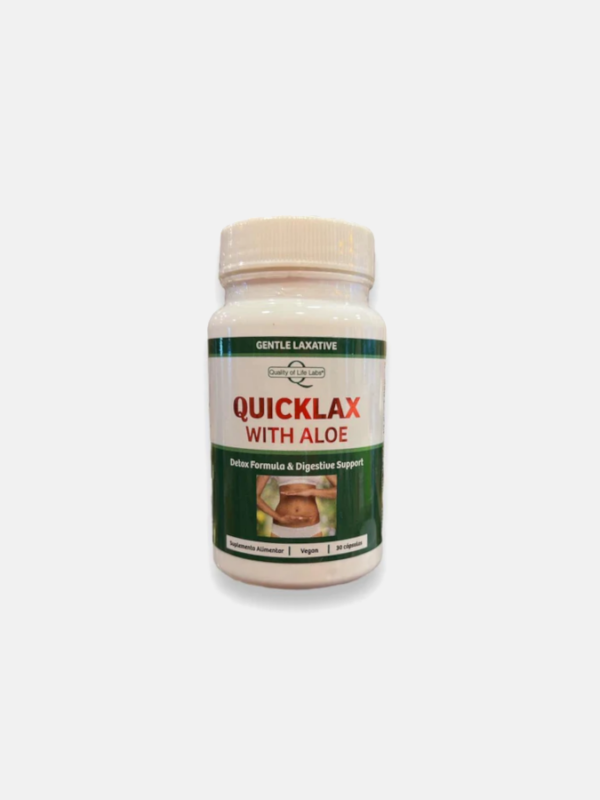 QuickLax With Aloe - 30 cápsulas - Quality of Life Labs